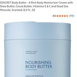 Ocean Mist Nourishing Body Butter - Light Blue